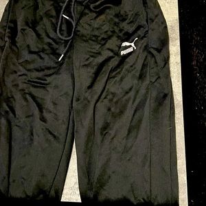 Mens -black adidas joggers size M